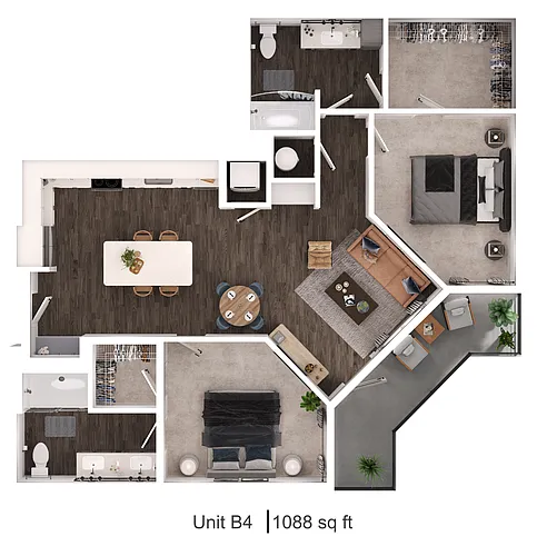 Floor plan B4