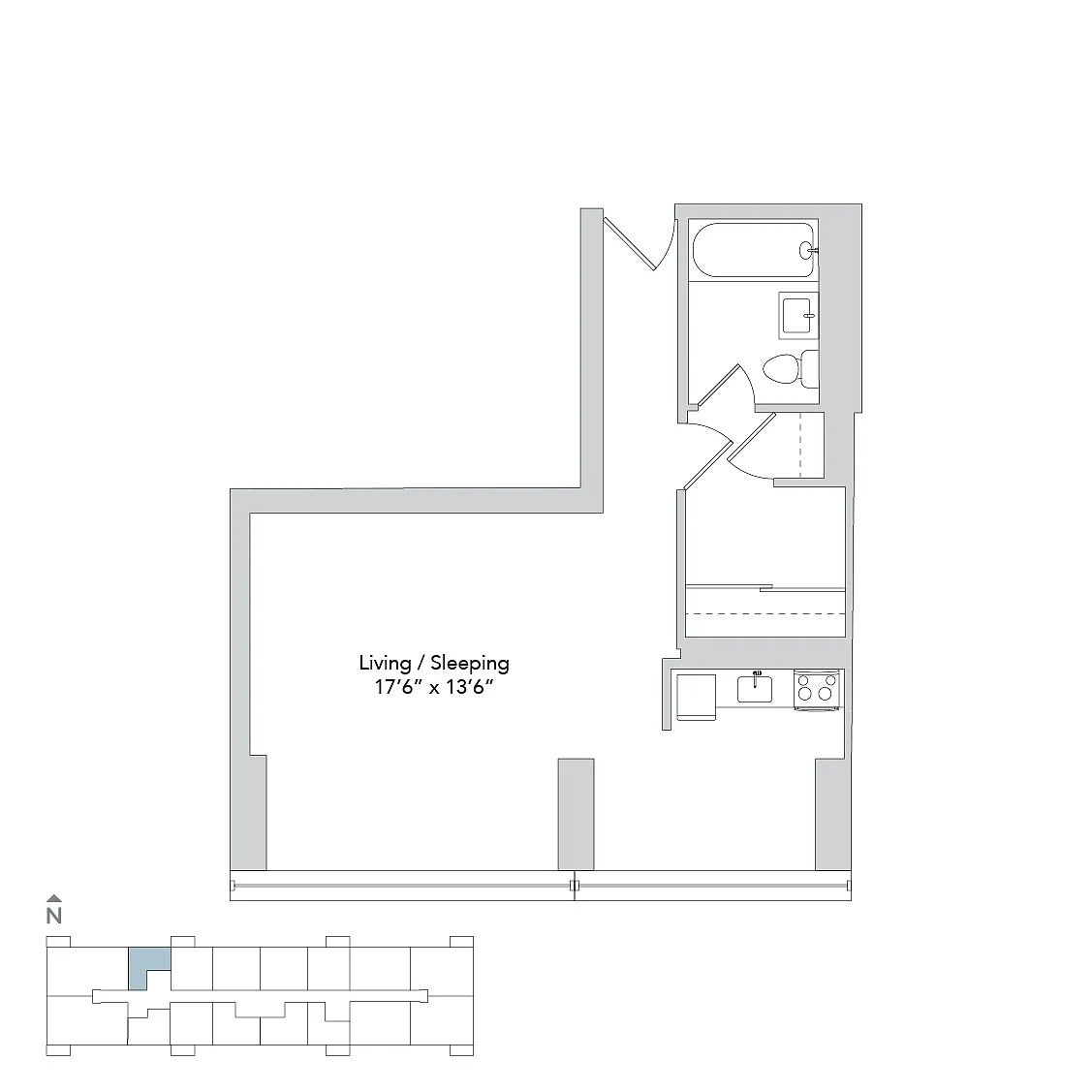 Floor plan lakem6-0b1c