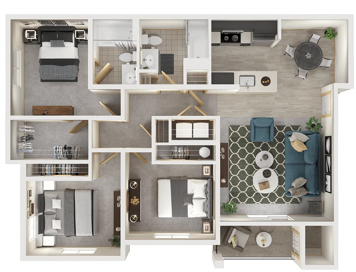 Floor plan Meridian