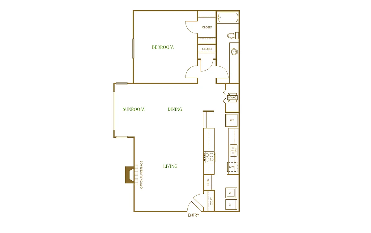 Floor plan A2 Traditional