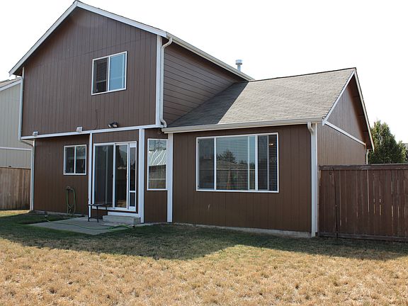 Patio off slider in kitchen