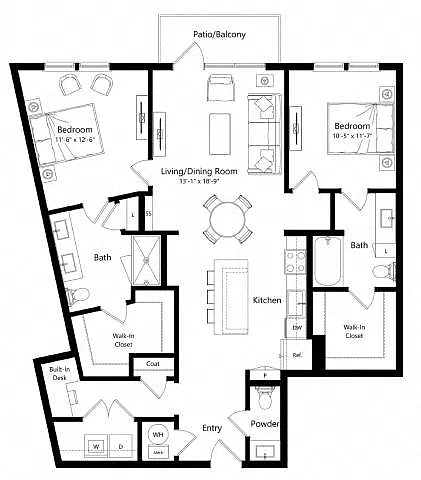 Floor plan B6