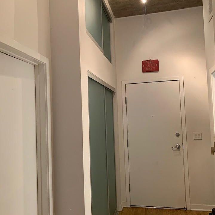 Custom made hallway closets