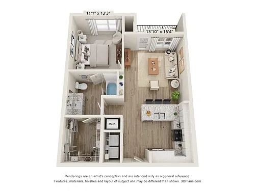 Floor plan The Parton