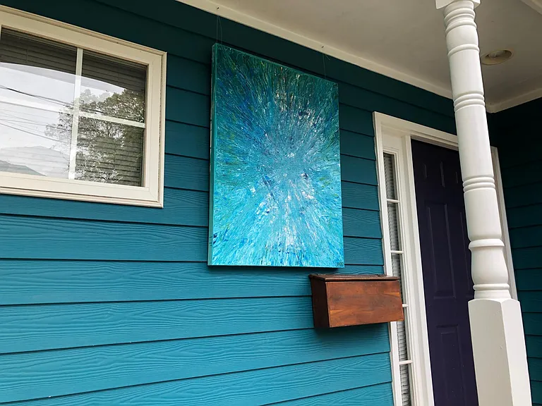 Original artwork gifted to home.