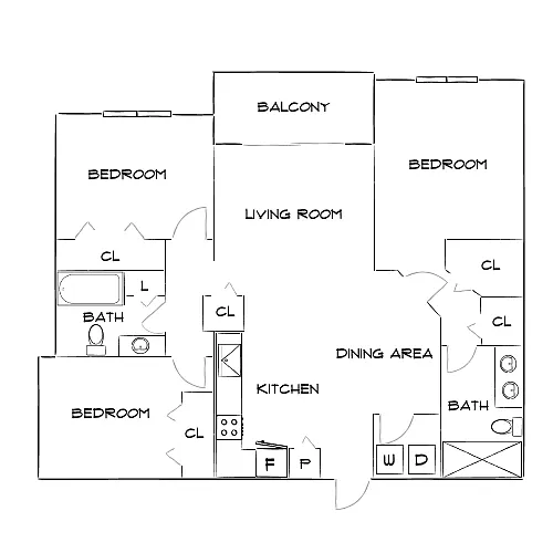 Floor plan Design 3A
