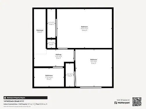 Floor plan 2 Bed 2 Bath