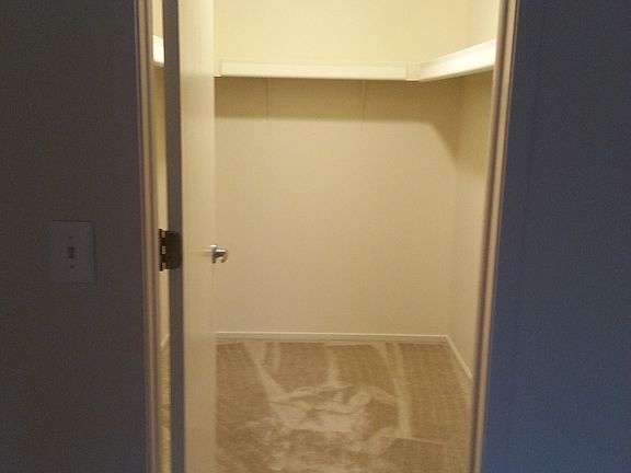 Master bedroom walk-in closet