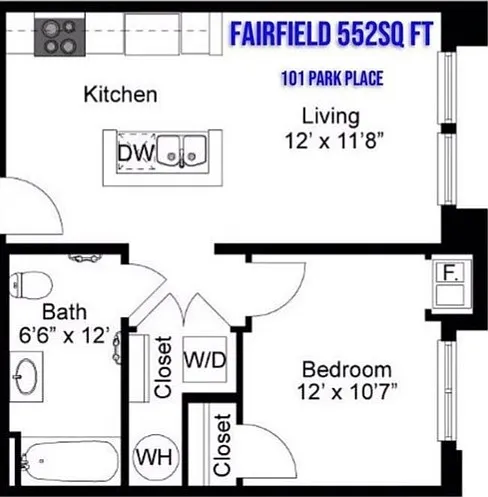 Floor plan Fairfield