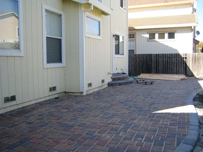 Backyard patio