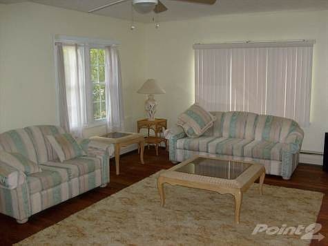 Living room with hardwood floor