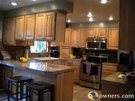 Remodeled kitchen