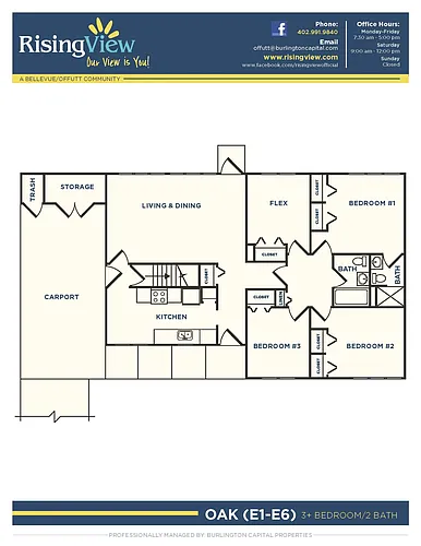 Floor plan Oak
