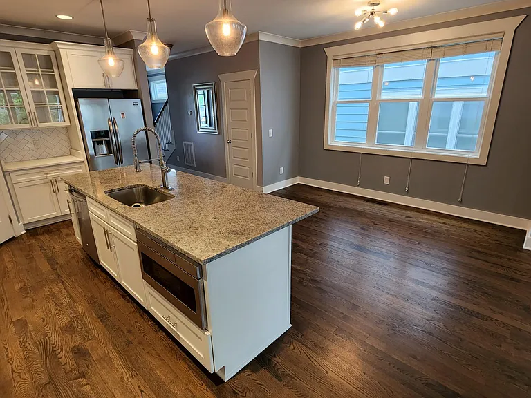 Kitchen and dining area