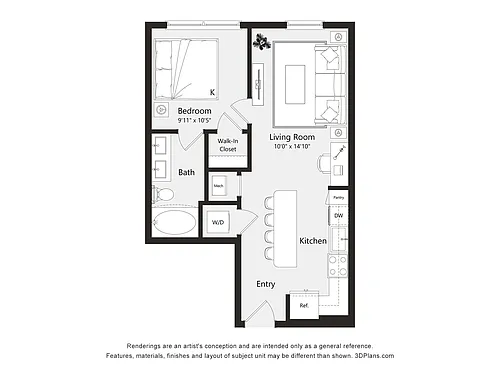 Floor plan A22