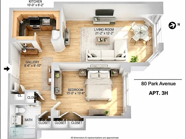 80 Park Ave #3H — Photo 2
