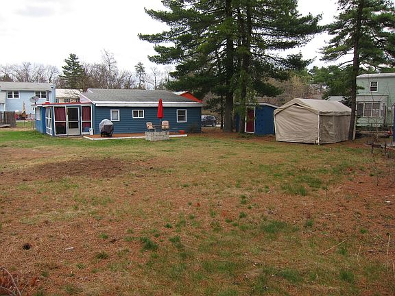 From the back corner of the yard, capturing just a fraction of the space!