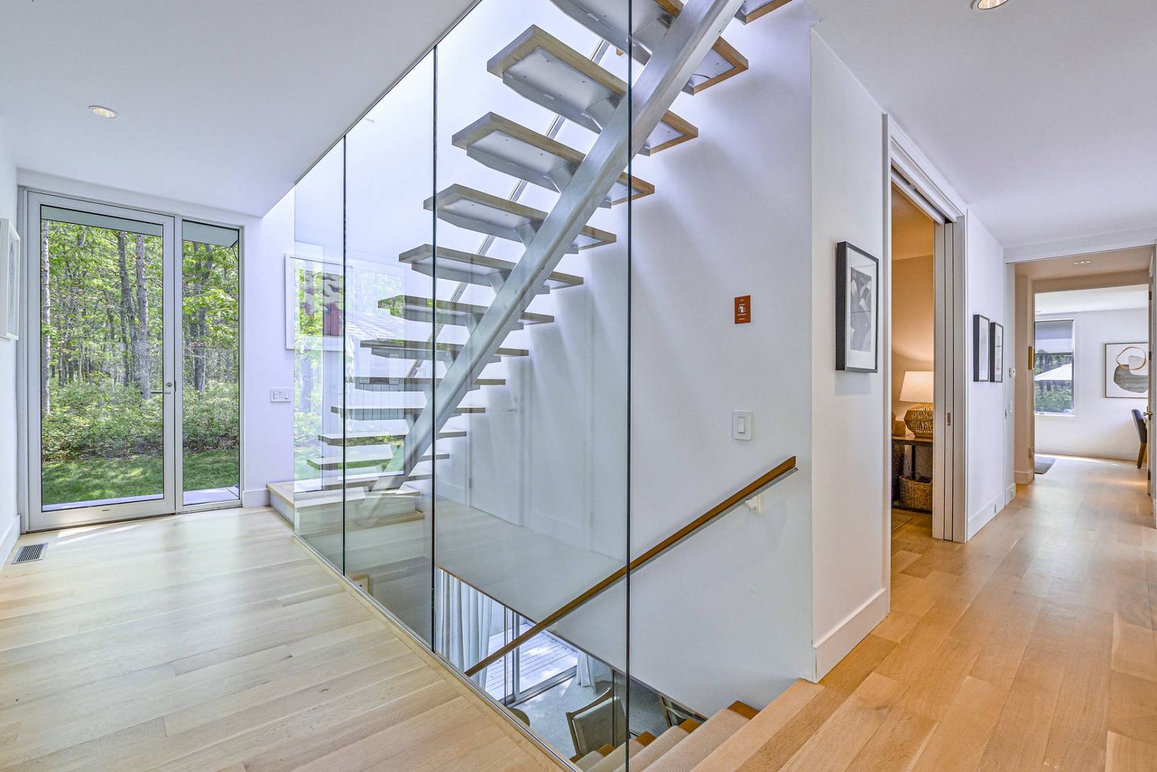 Glass Wall Staircase