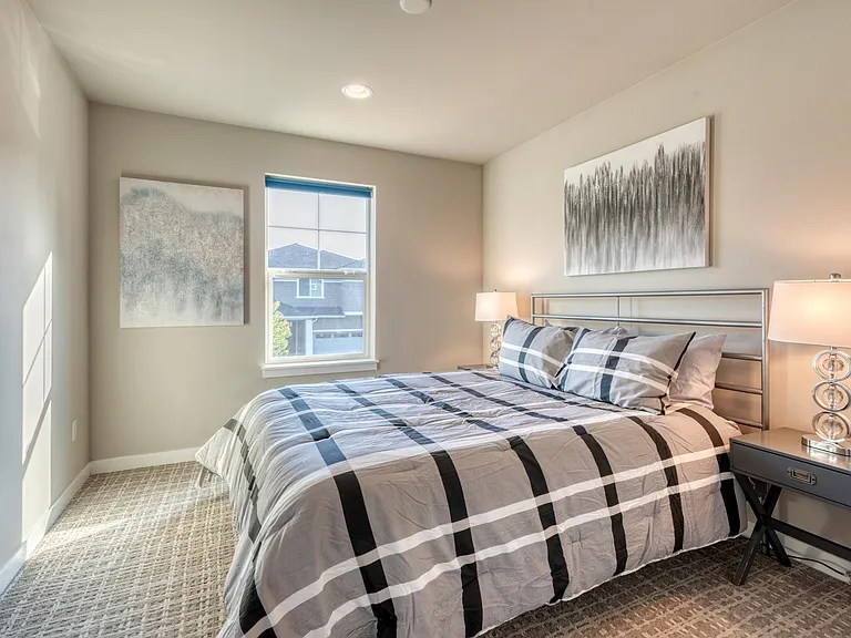 3rd Bedroom upstairs with Queen Bed