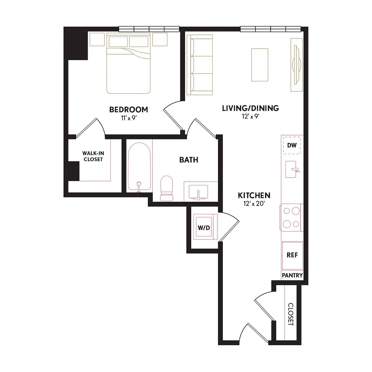 Floor plan A13