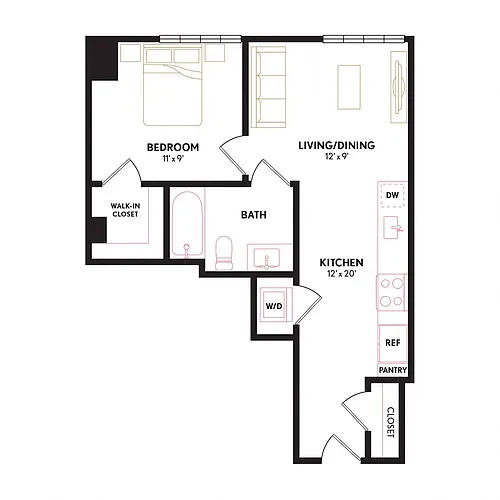 Floor plan A13