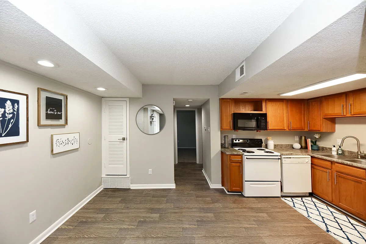 Kitchen + Hardwood Style Flooring - The Canopy 2200