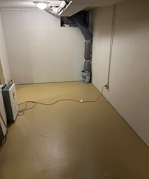 storage area in laundry room