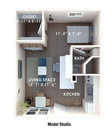 Floor plan Studio