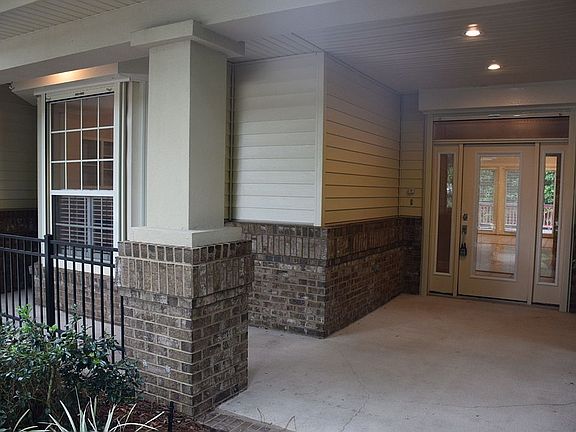 Front door and porch