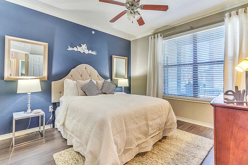 Large Master Bedroom with Lots of Natural Light and hard wood floors