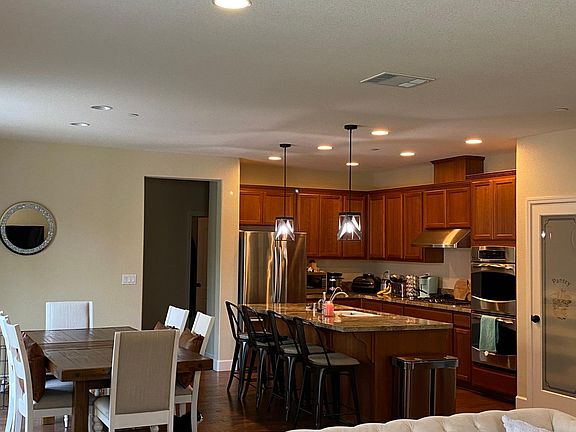 Updated photo of kitchen and dining area