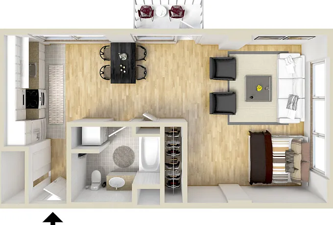 Museum Place apartments community photo