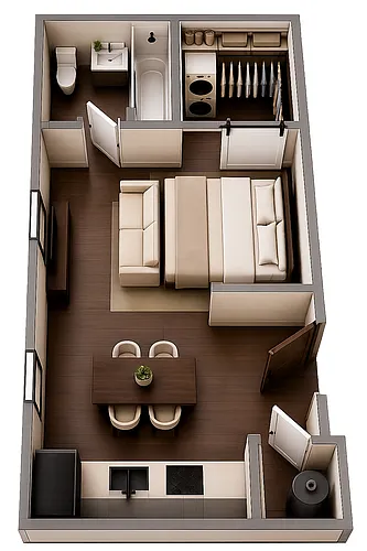 Floor plan The Benjamin