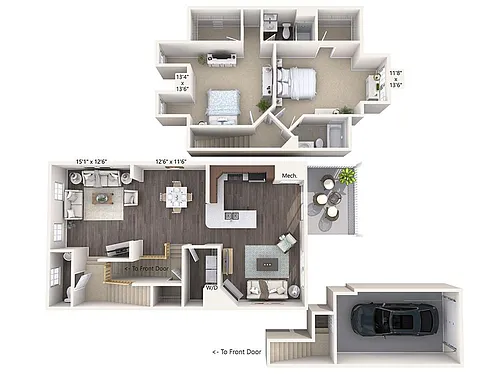 Floor plan B2TG-S