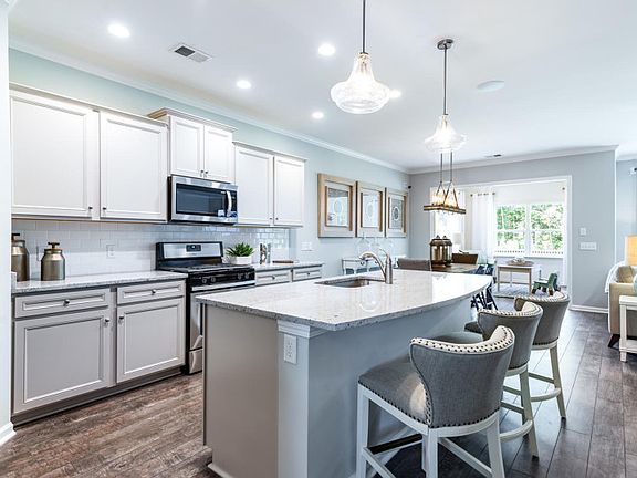 Open Kitchen and Living Areas
