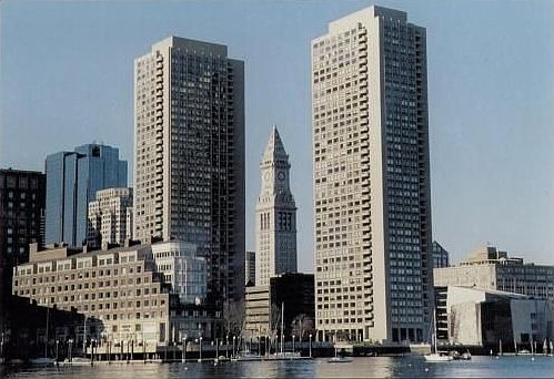 Harbor Towers from the water