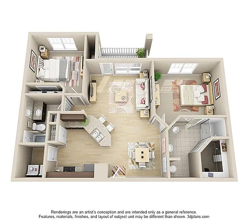 Floor plan B3