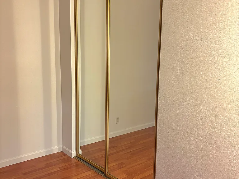 Master Bedroom mirror closet doors