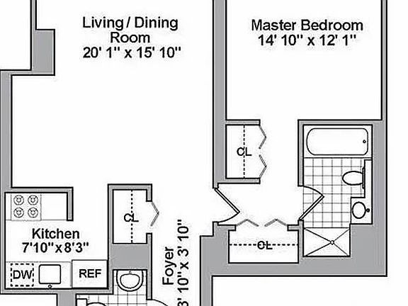 2nd image of 160 W 66th St APT 35J