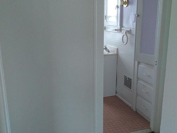 looking at the bathroom from the diningroom area