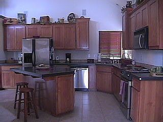 Alder Cabinets with stainless steel applicances