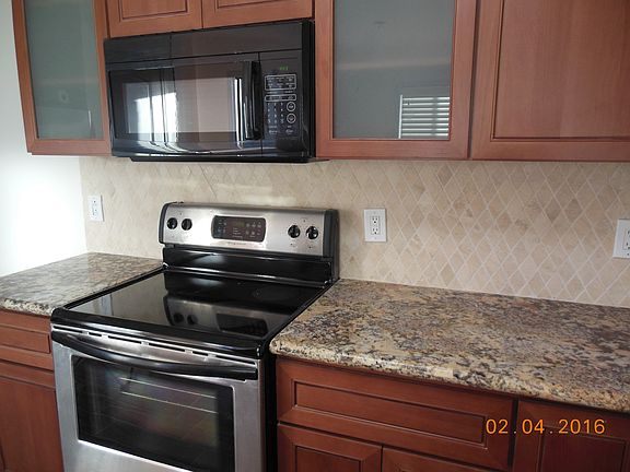 gas stove and microwave oven