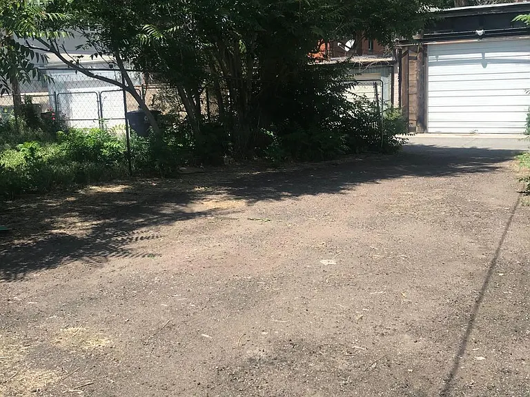 Backyard towards alley