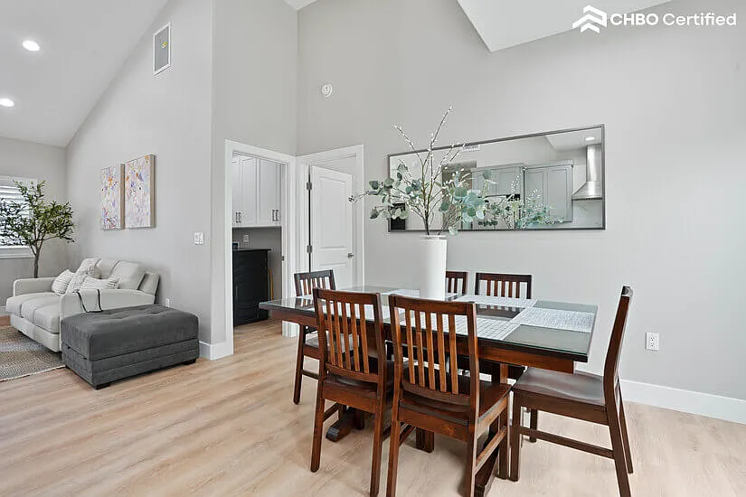 Large dining table