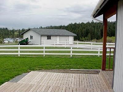 Finished/heated workshop and attached wood shed