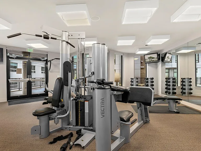 Fitness Center to South Courtyard