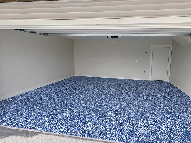 Garage with New Epoxy Floor