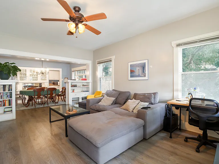 Living Room with Dining Area in the Foreground