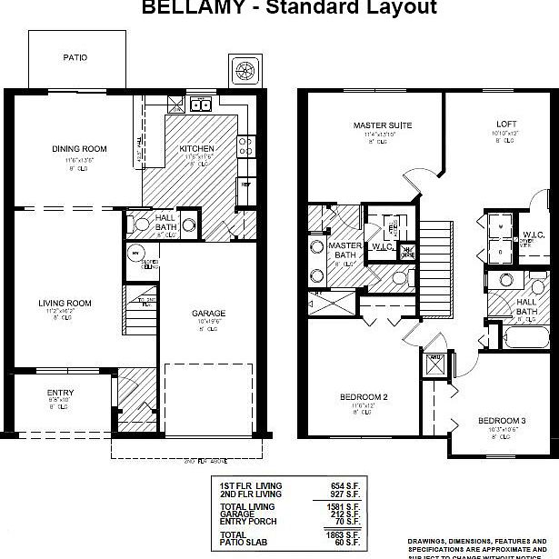 Bellamy Townhome Plan