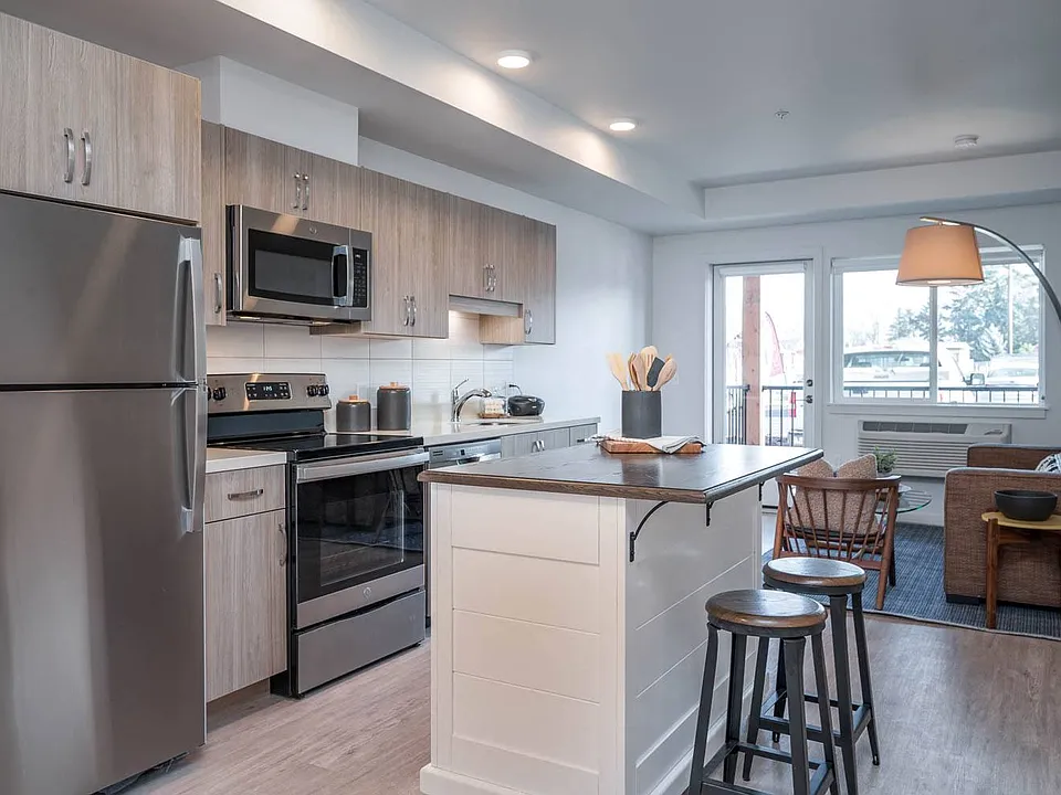 The Byway | Model #105 Spacious Kitchen with Stainless Steel Appliances